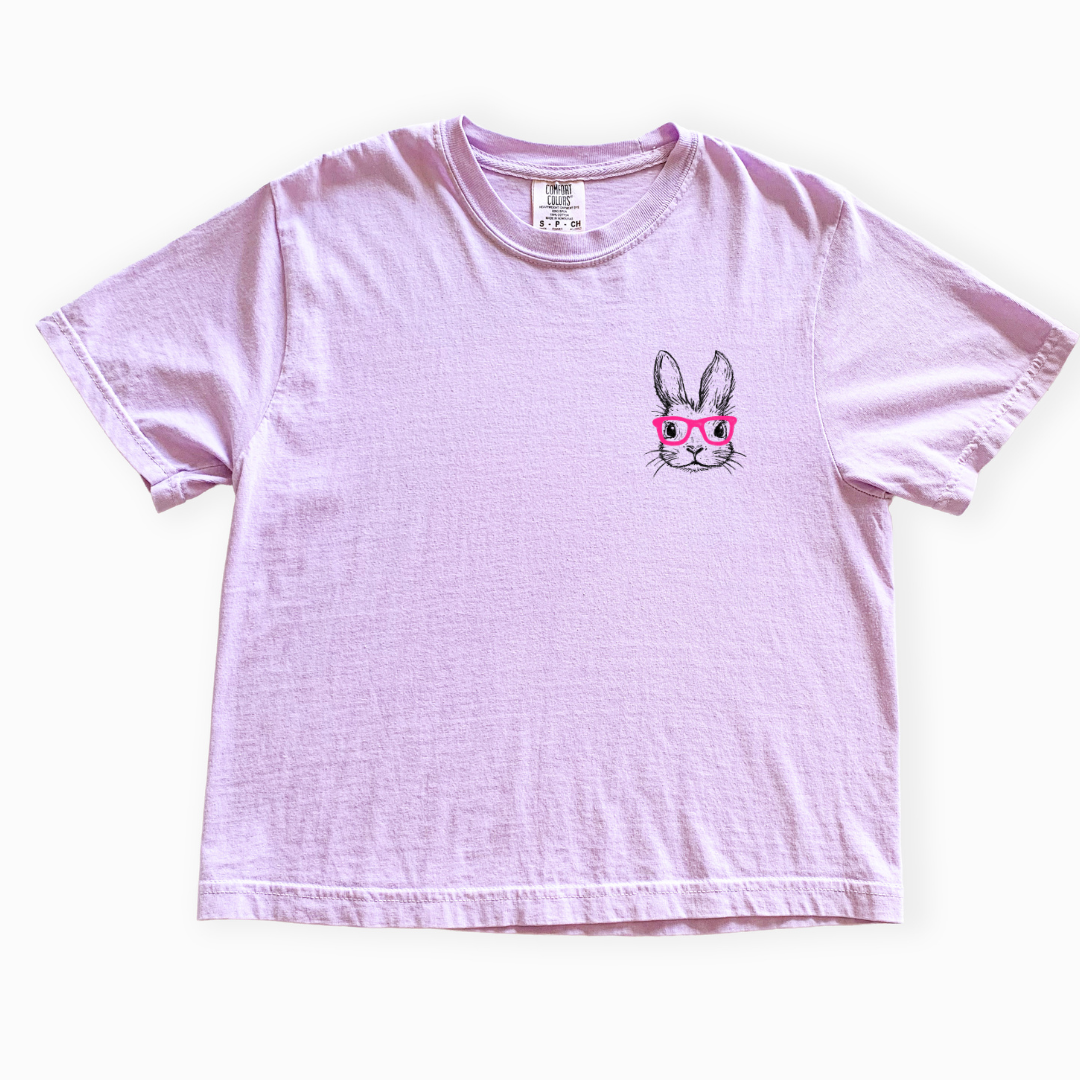 Bunny - Comfort Colors Boxy Cropped Tee