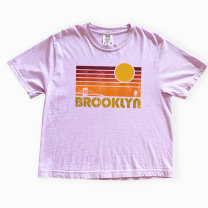 Brooklyn - Comfort Colors Boxy Cropped Tee