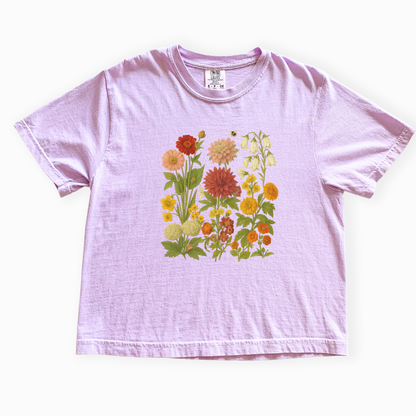 Secret Garden - Comfort Colors Boxy Cropped Tee