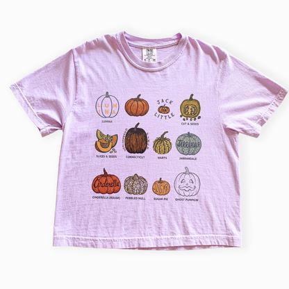 Pumpkin Patch - Comfort Colors Boxy Cropped Tee