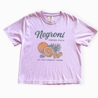 Negroni - Comfort Colors Boxy Cropped Tee