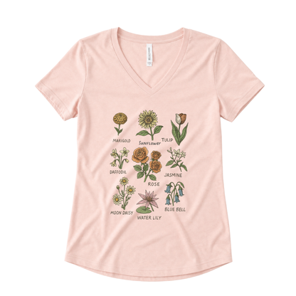 Botanical Sketchbook - Super Soft V Neck