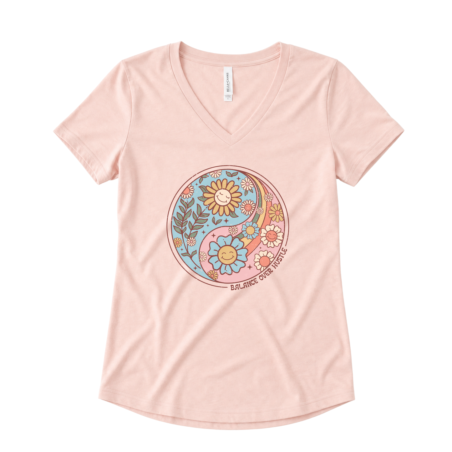 Flowers and Yang - Super Soft V-Neck