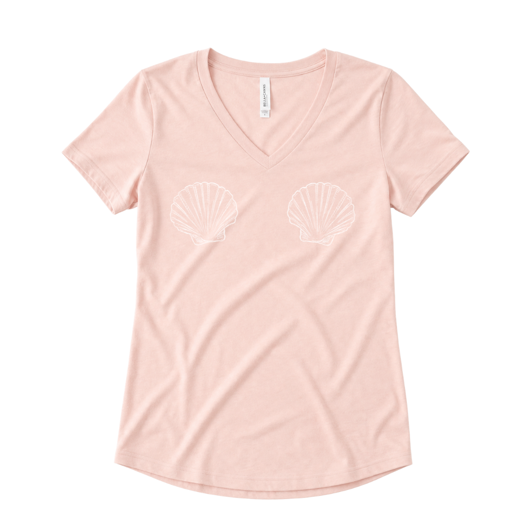 She Shells - Super Soft V Neck