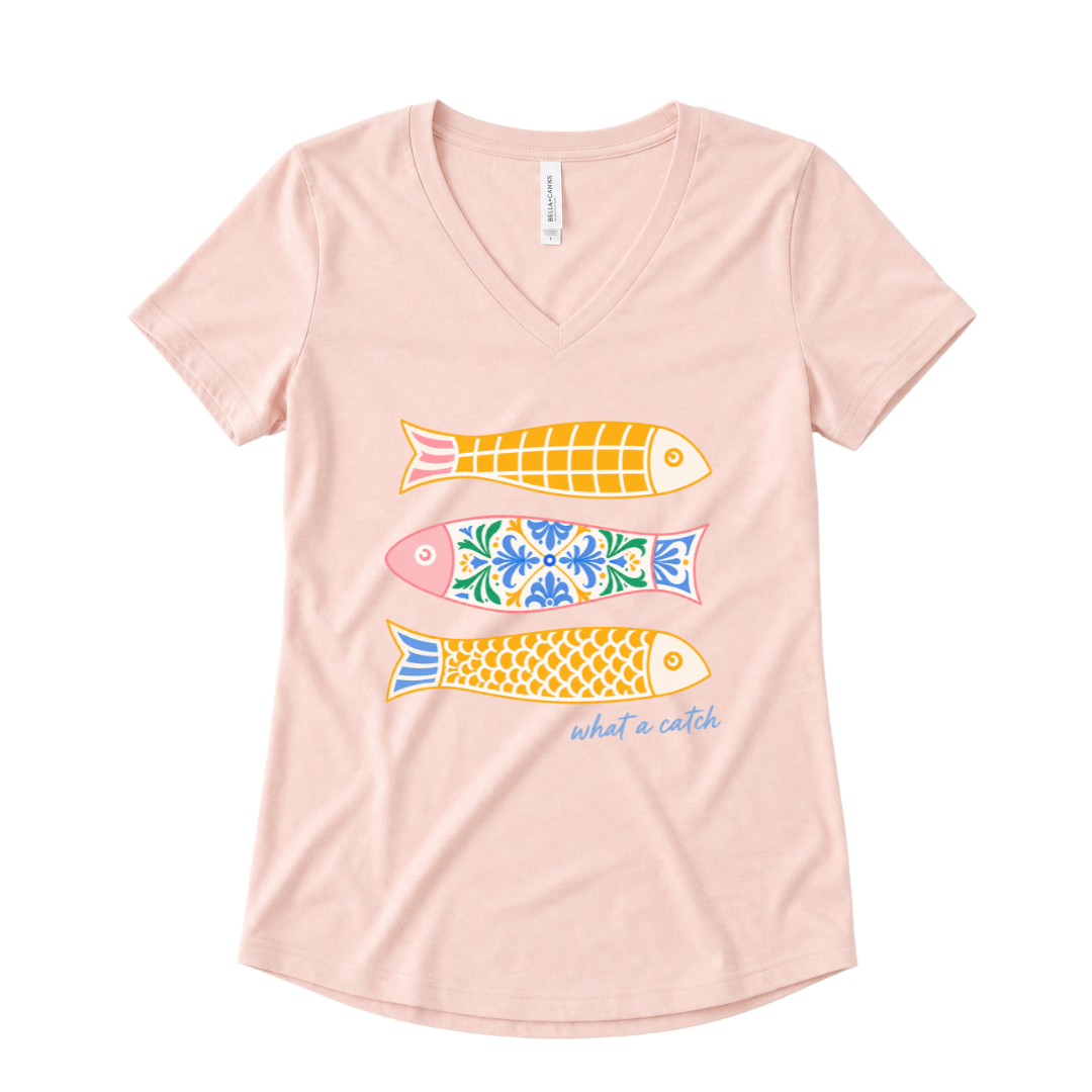 What A Catch - Super Soft V-Neck
