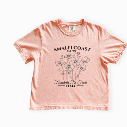 Amalfi Coast - Comfort Colors Boxy Cropped Tee