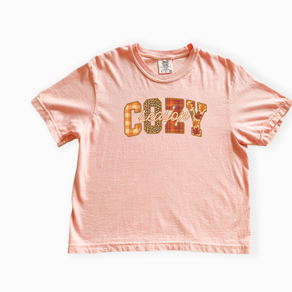 Cozy Season - Comfort Colors Boxy Cropped Tee