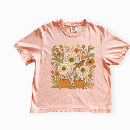 Autumn Harvest - Comfort Colors Boxy Cropped Tee