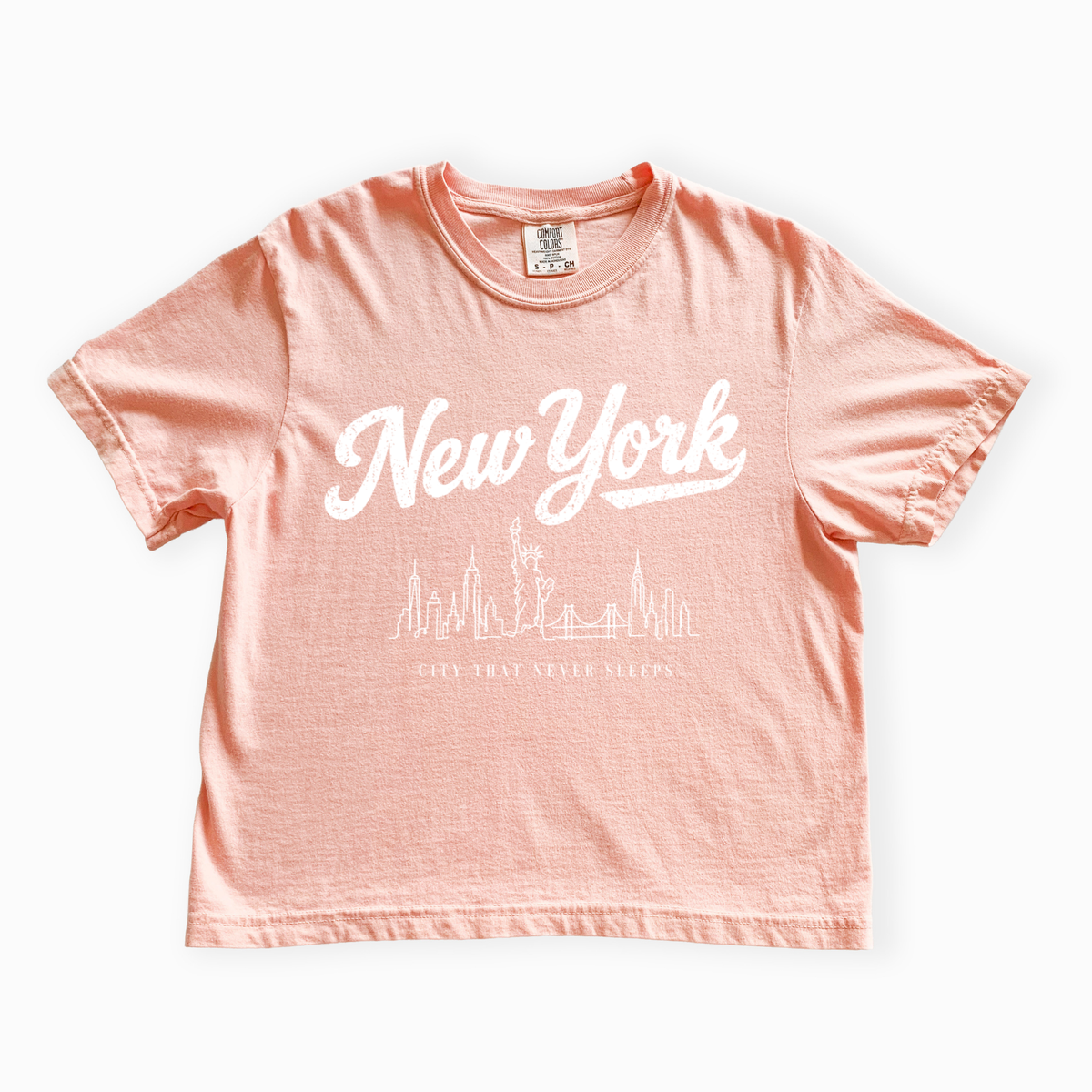 New York - Comfort Colors Boxy Cropped Tee