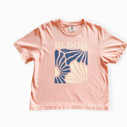 Bloom - Comfort Colors Boxy Cropped Tee
