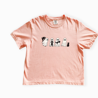 Scaredy Cats - Comfort Colors Boxy Cropped Tee