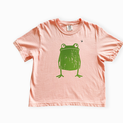 Frog - Comfort Colors Boxy Cropped Tee