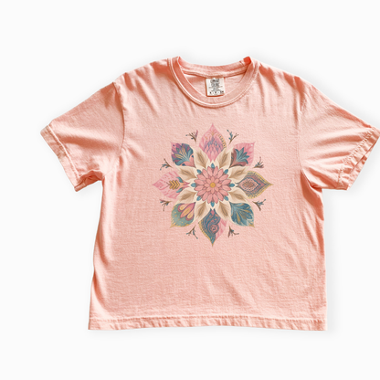 Serenity - Comfort Colors Boxy Cropped Tee