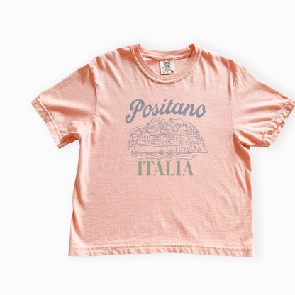 Positano - Comfort Colors Boxy Cropped Tee