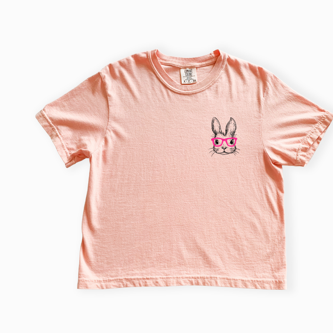 Bunny - Comfort Colors Boxy Cropped Tee