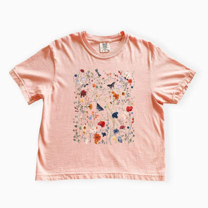 Garden of Joy - Comfort Colors Boxy Cropped Tee