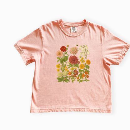 Secret Garden - Comfort Colors Boxy Cropped Tee