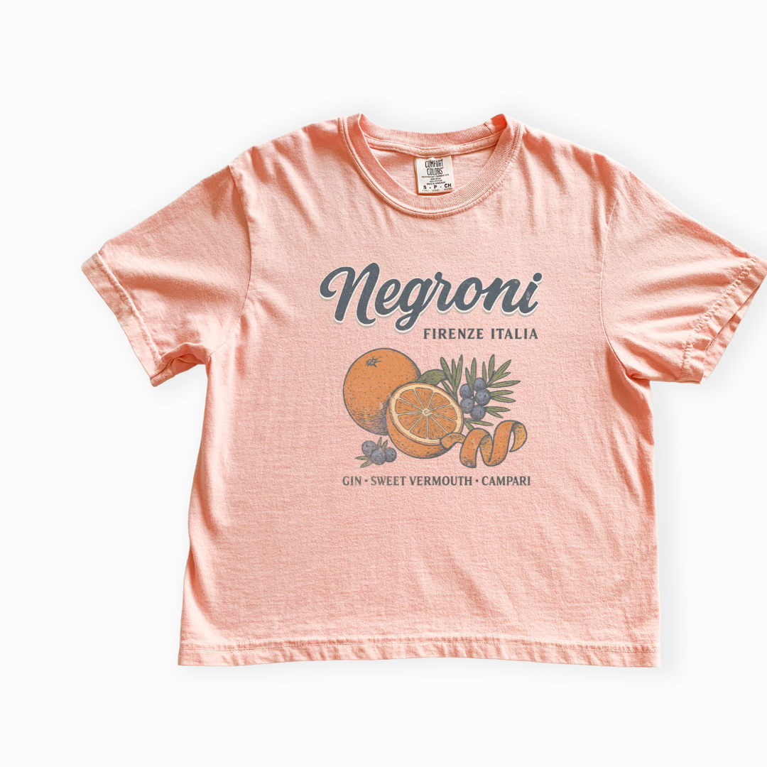 Negroni - Comfort Colors Boxy Cropped Tee