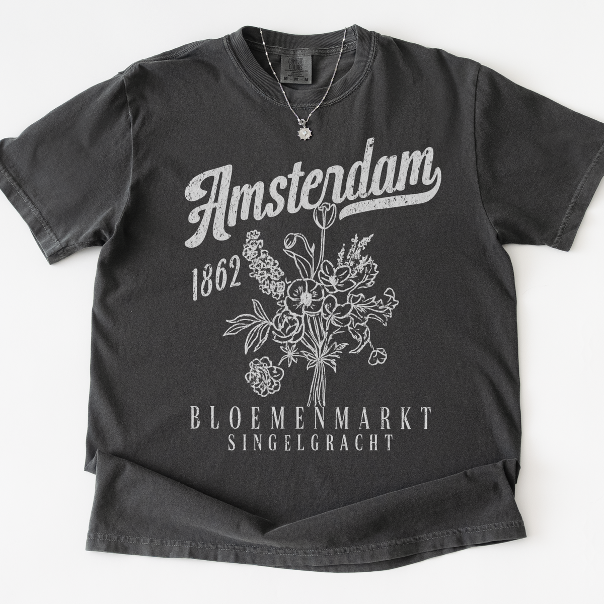 Amsterdam Flower Market -  Comfort Colors Relaxed Fit Premium T Shirt