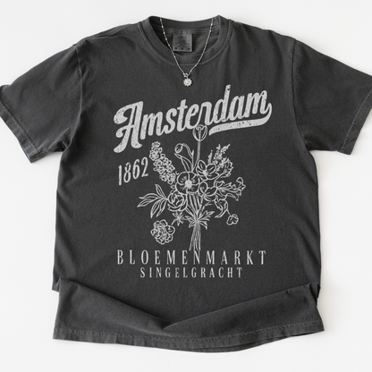 Amsterdam Flower Market -  Comfort Colors Relaxed Fit Premium T Shirt