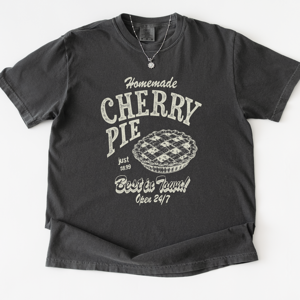 Cherry Pie - Relaxed Fit Vintage Wash T Shirt