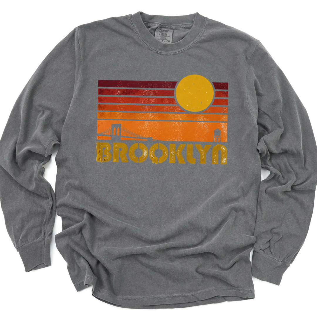 Brooklyn - Comfort Colors Long Sleeve Premium T Shirt
