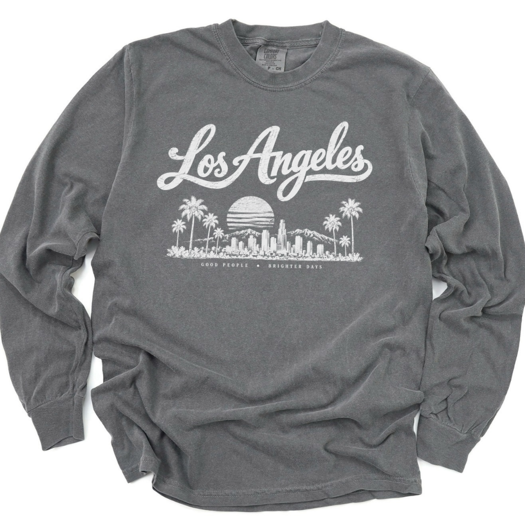 Los Angeles - Comfort Colors Long Sleeve Premium T Shirt