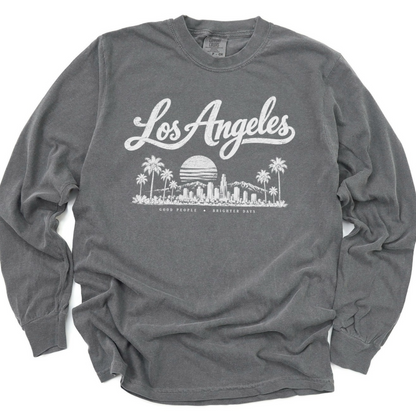 Los Angeles - Comfort Colors Long Sleeve Premium T Shirt