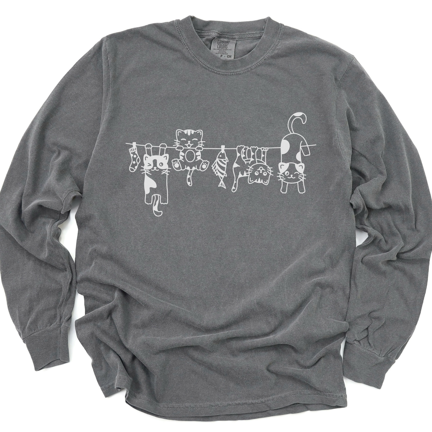Cats - Comfort Colors Long Sleeve Premium T Shirt