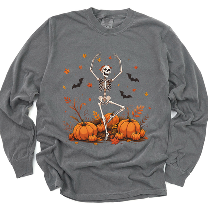 Dancing in the Pumpkin Patch - Comfort Colors Long Sleeve Premium T Shirt