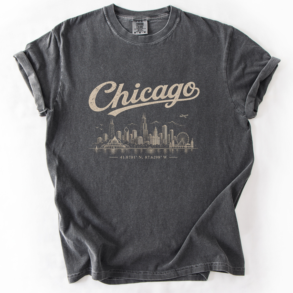 Chicago - Comfort Colors Relaxed Fit Premium T Shirt