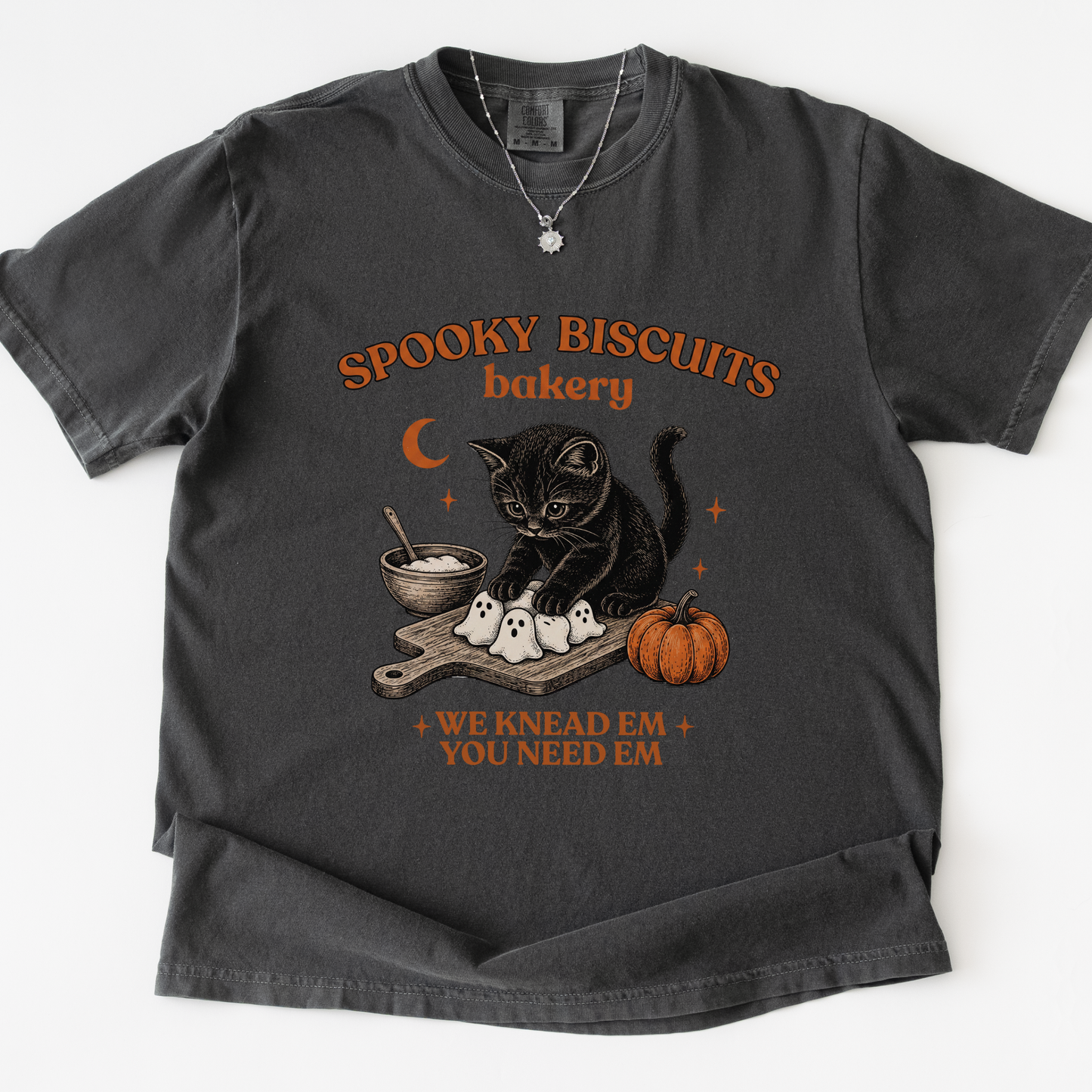 Spooky Biscuit Bakery -  Comfort Colors Relaxed Fit Premium T Shirt