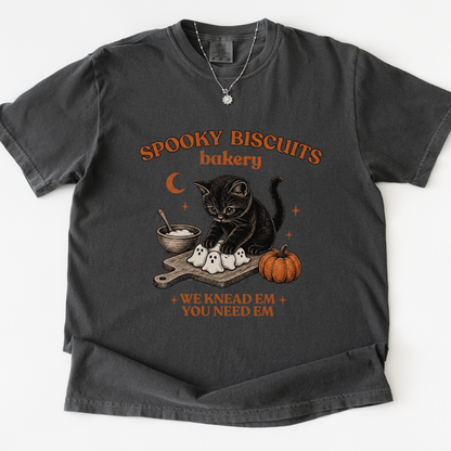 Spooky Biscuit Bakery -  Comfort Colors Relaxed Fit Premium T Shirt