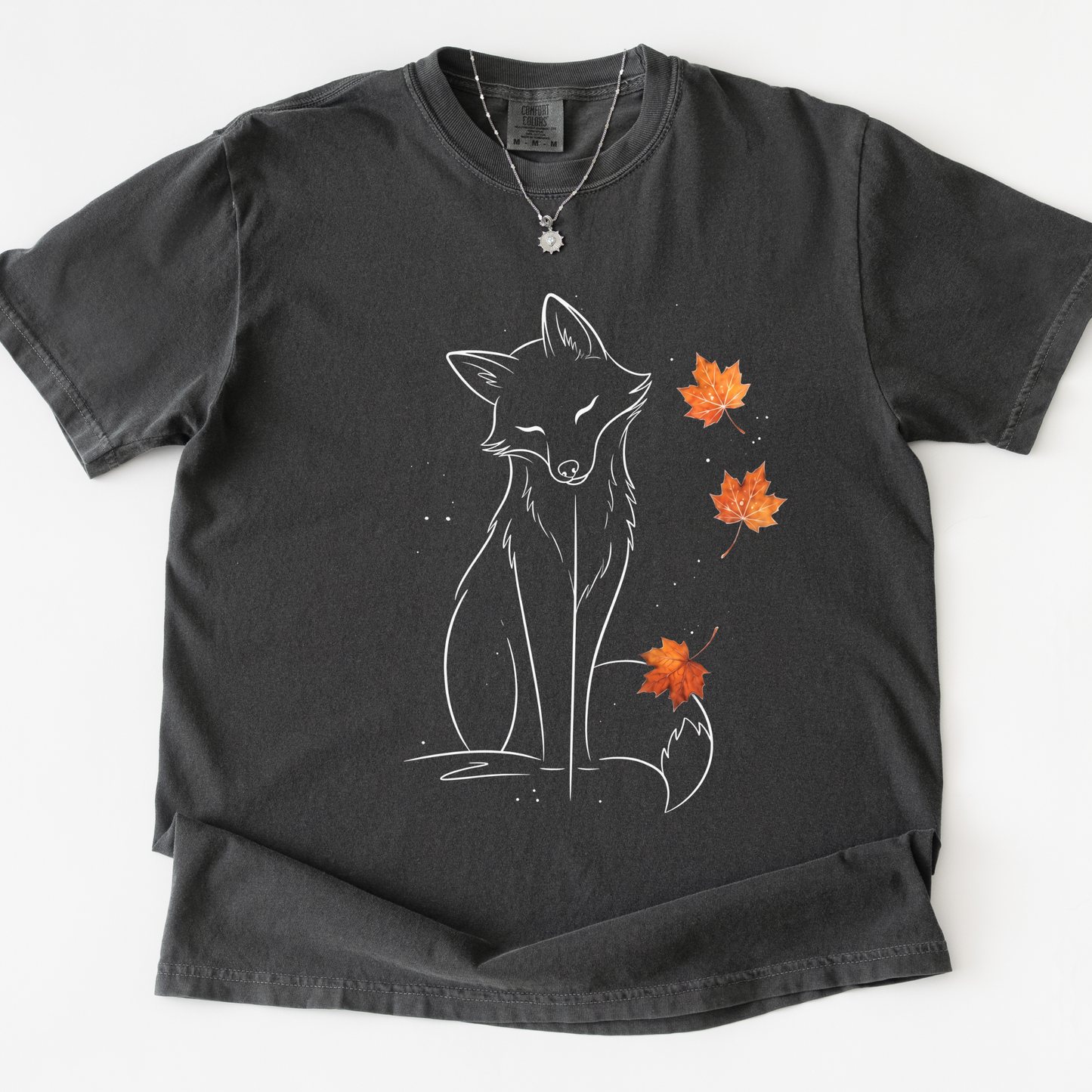 Fox in Fall -  Comfort Colors Relaxed Fit Premium T Shirt