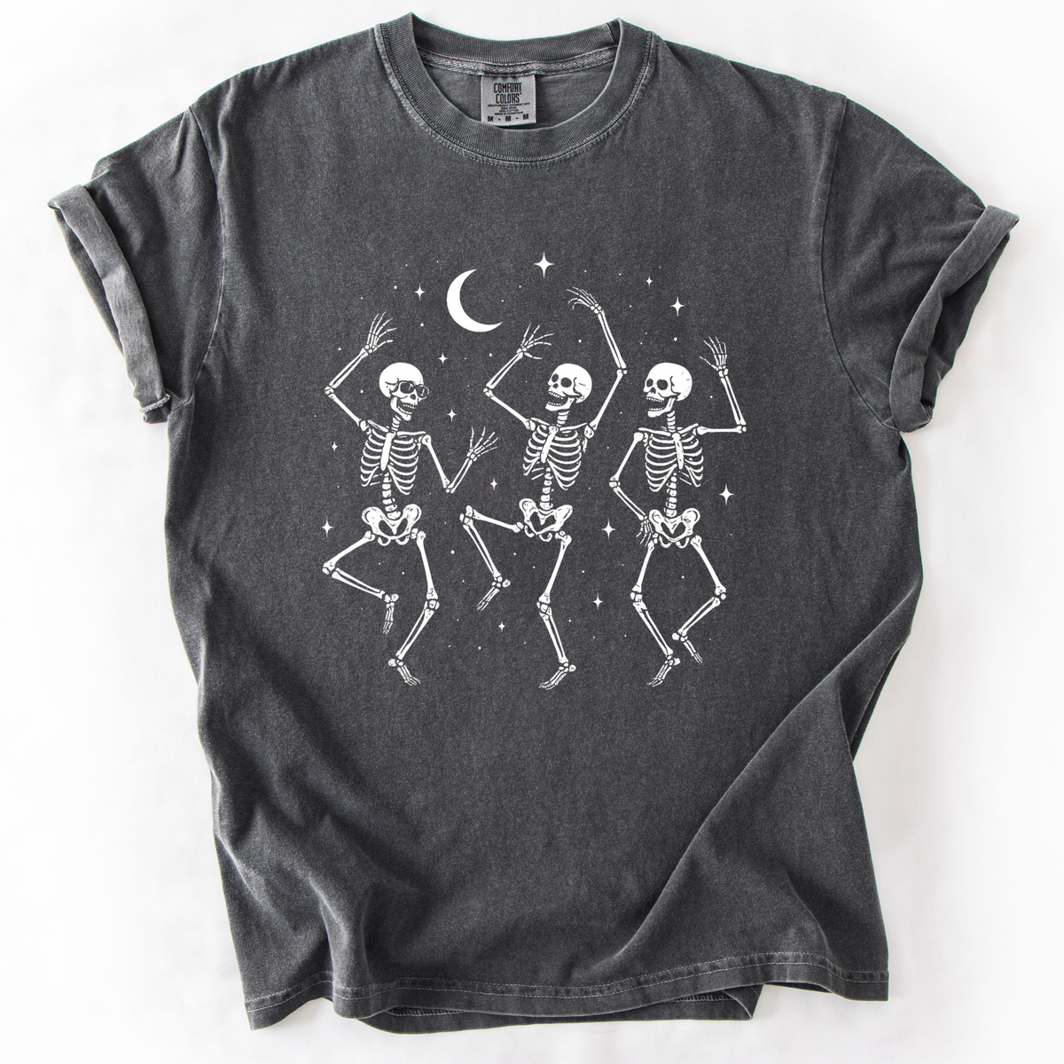 Midnight Bones and Boogie  Tee -  Comfort Colors Relaxed Fit Premium T Shirt