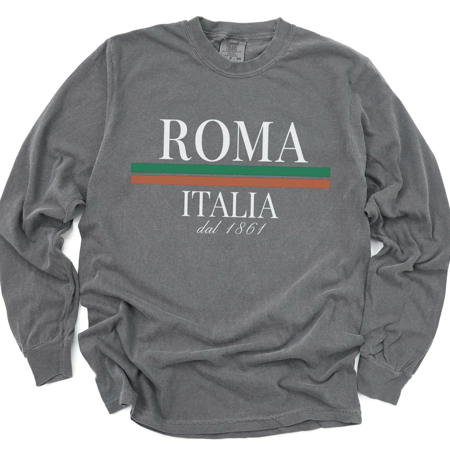 Roma Italia - Comfort Colors Premium Long Sleeve T Shirt