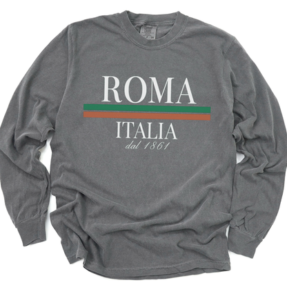 Roma Italia - Comfort Colors Premium Long Sleeve T Shirt