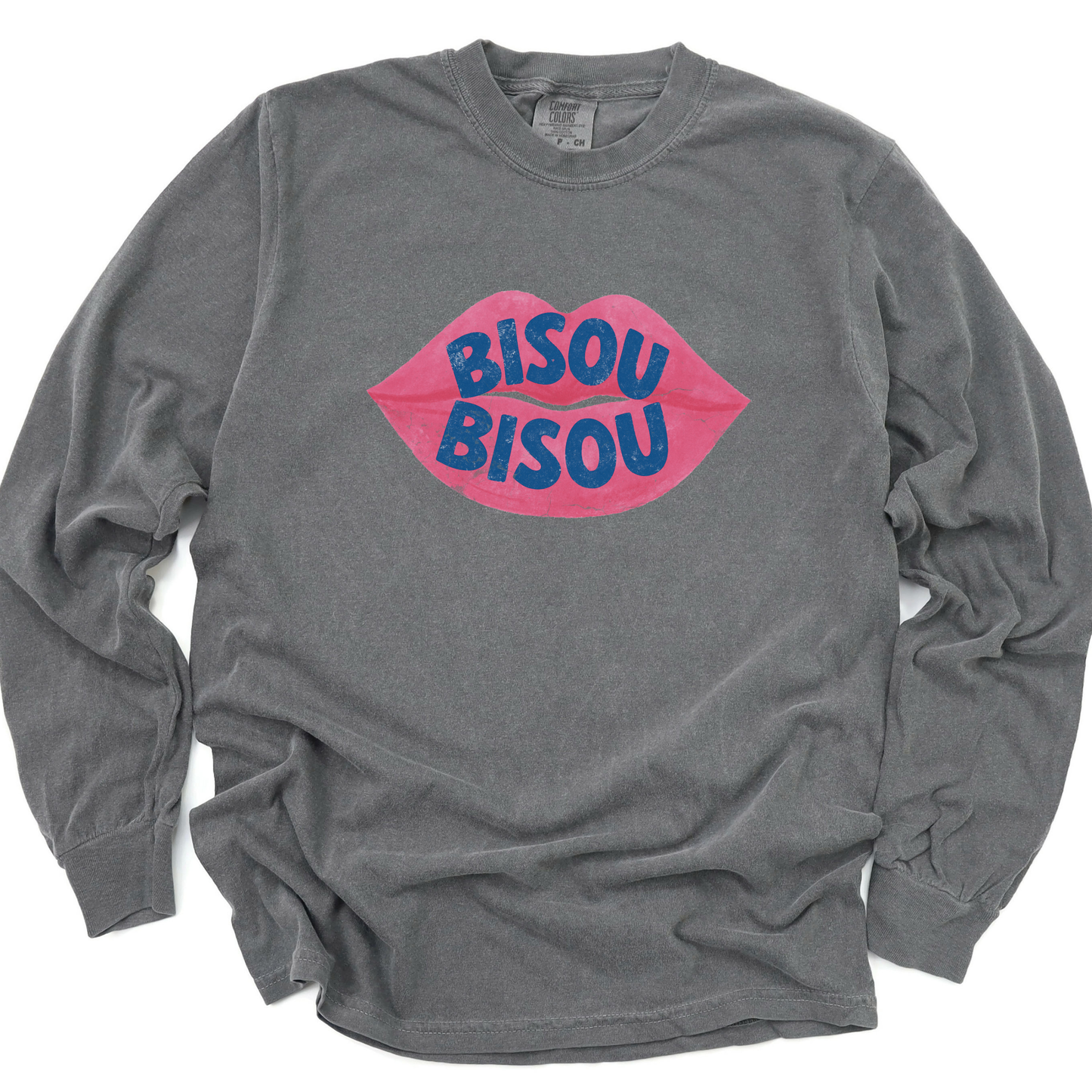 Bisou - Comfort Colors Premium Long Sleeve T Shirt