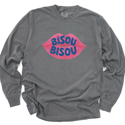 Bisou - Comfort Colors Premium Long Sleeve T Shirt