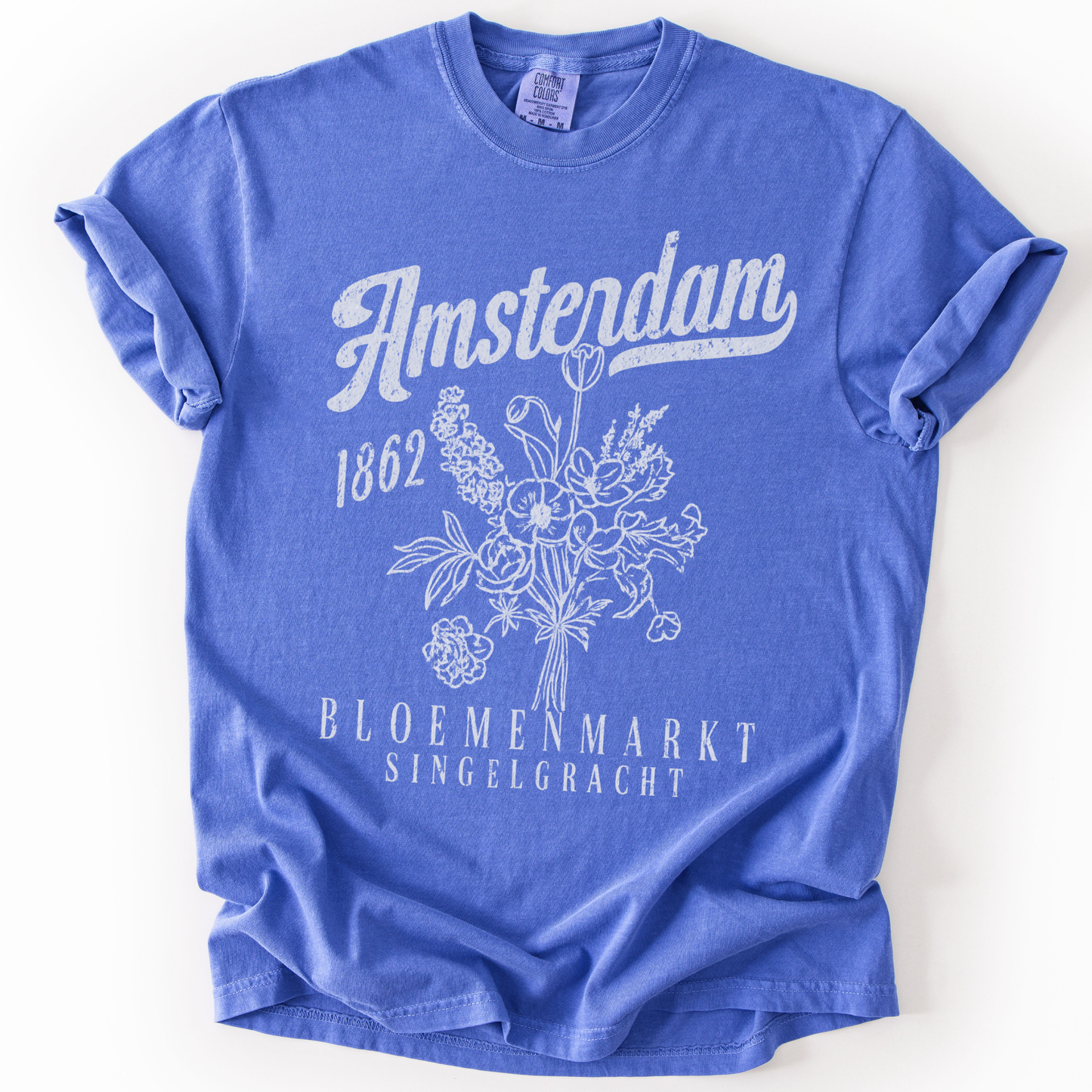 Amsterdam Flower Market -  Comfort Colors Relaxed Fit Premium T Shirt