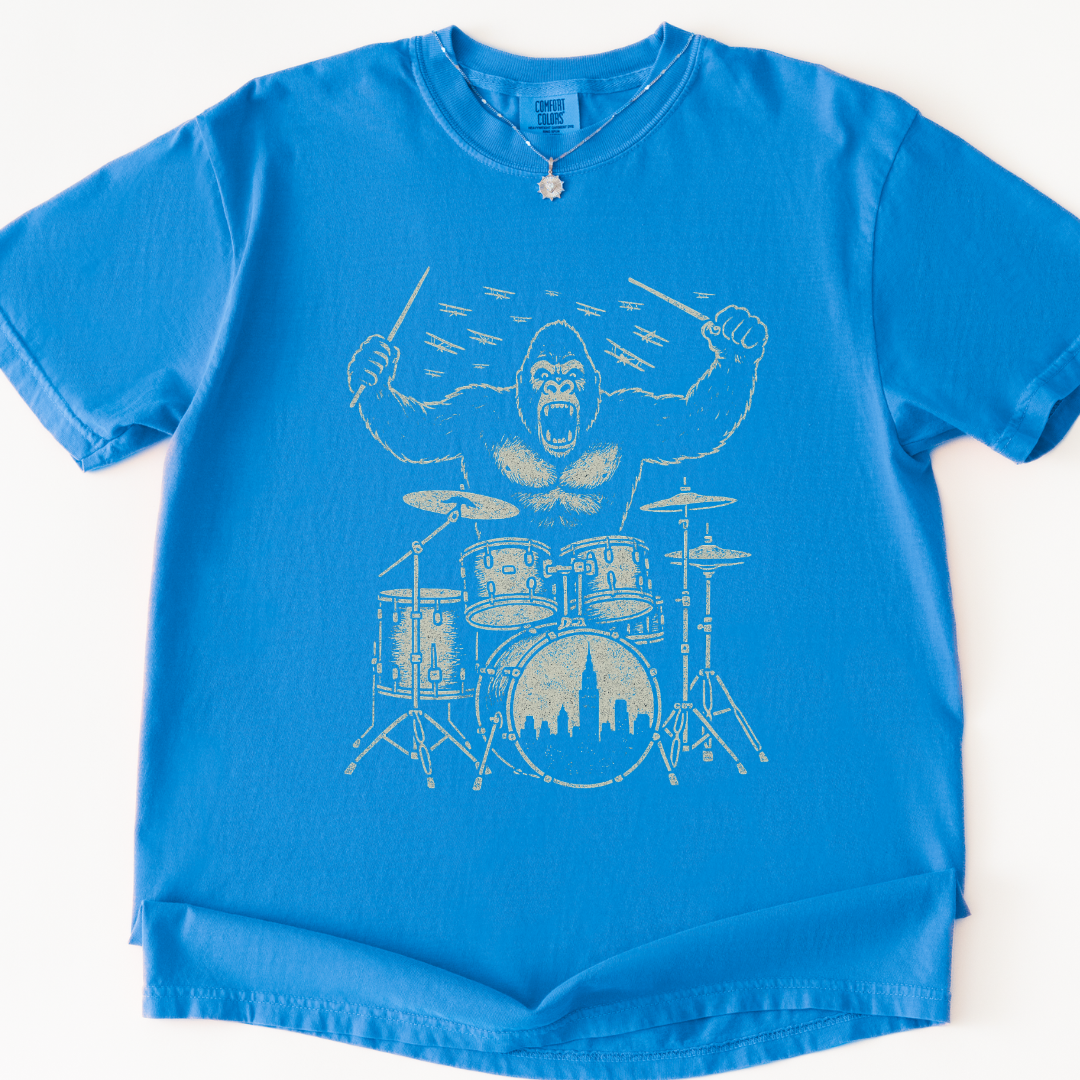King Kong's Drum Solo - Comfort Colors Relaxed Fit Premium T Shirt