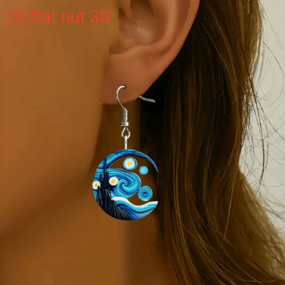 Van Gogh Starry Sky Earrings