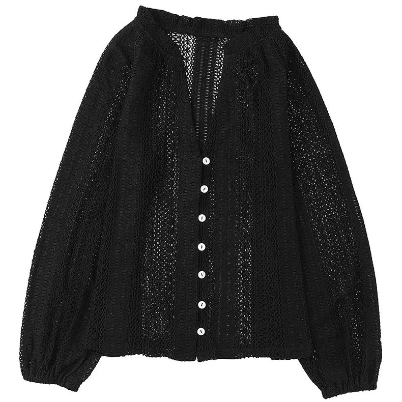 Vintage Elegant Lace Blouse