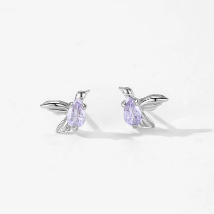 925 Sterling Silver Swallow Earrings