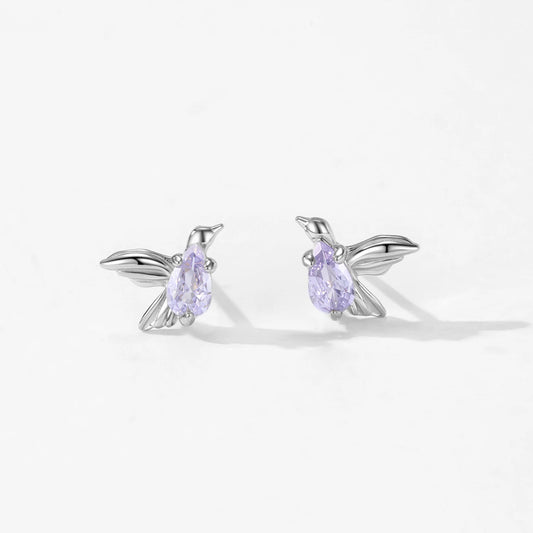 925 Sterling Silver Swallow Earrings