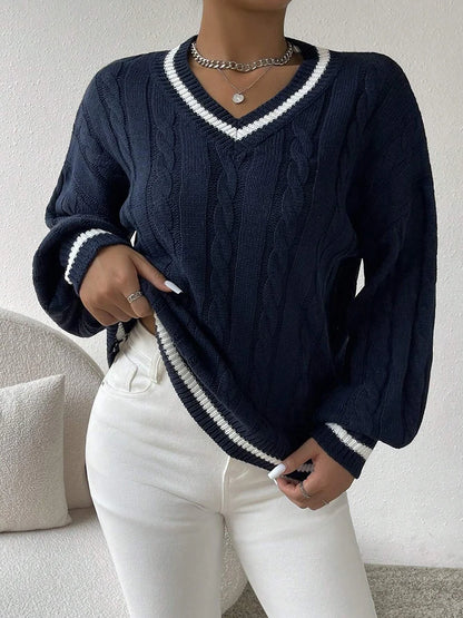 Fashionable and Elegant V-Neck Top
