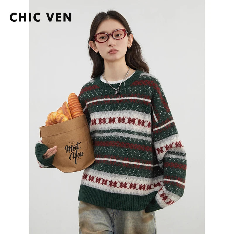 Zigzag Pattern Sweater