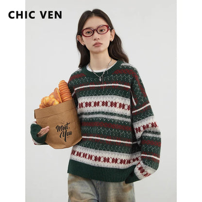 Zigzag Pattern Sweater