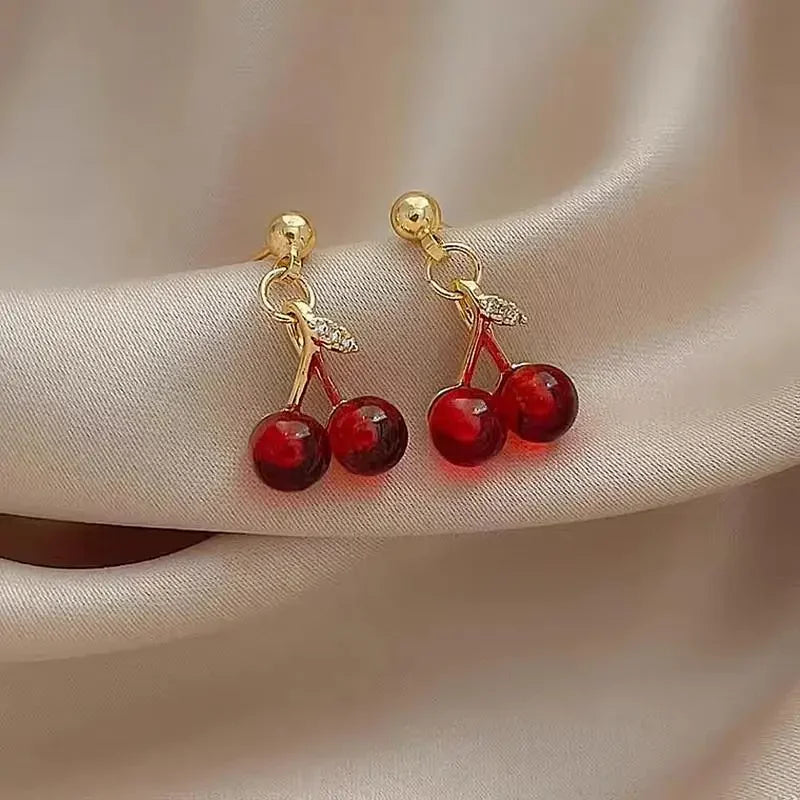 Red Cherry Earrings