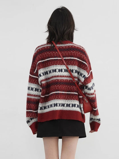 Zigzag Pattern Sweater